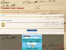 Tablet Screenshot of johnhanson.net